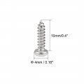 Uxcell 2 6x10mm Self Tapping Screws Phillips Pan Head Screw 316 Stainless Steel Fasteners Bolts 50pcs