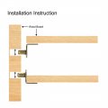 Uxcell Shelf Support Peg 6mm L-shaped Furniture Cabinet Closet Bracket Pegs With Hole For Kitchen Book Shelves Supplies Bronze