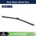 X Autohaux 2pcs Rear Windshield Wiper Blade Replacement Ford Escape 2013-2021 Explorer 2011-2019 For Lincoln Navigator
