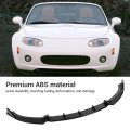Front Bumper Lip Spoiler Mx-5 Miata Nc 2009-2015 Splitter Car Air Dam Chin Diffuser Protector Body Kit Glossy Black