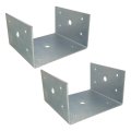 6x6 Deck Post Concrete Anchor Connector Bracket Fence Base Zinc Plated 2 Pack 