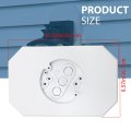 Outdoor Light Mounting Block With Built In Electrical Box 2 Pack Vinyl Siding Lamp For 1 Plate And 4 White