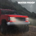 G-plus Led Headlights Compatible With 1994-1999 Gmc C1500 K1500 Yukon C2500 K2500 Suburban 1994-2000 C3500 K3500 Smoky Lens