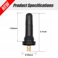 100pcs 17-20008 Tpms Tire Pressure Sensor Valve Stem 20008 20018 Replacement For Gmc Cadillac Chevy Ford Dodge Silverado And