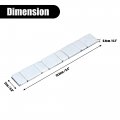 Uxcell 10pcs Self Adhesive Tire Wheel Balance Weights Strips For Motorcycle Cars Trucks 136x20mm