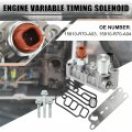 X Autohaux 1 Set Car Engine Variable Timing Solenoid Front Spool Valve Assembly With Oil Pressure Switch Gasket Bolts For Honda