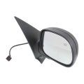 Door Mirror For Ford Expedition 1997 1998 1999 2000 2001 2002 Passenger Side Black Textured Power Heated Manual Folding