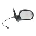 Door Mirror For Ford Expedition 1997 1998 1999 2000 2001 2002 Passenger Side Black Textured Power Heated Manual Folding 