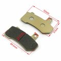 Httmt Disc Brake Pad Set Compatible With H-d-davidson Lyndall Vrscr V-rod Flhr Flhx Fltr