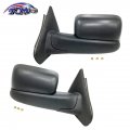 Tom Pair Of Power Heated Flip Up Tow Mirrors Fits 2003-2009 Dodge Ram 1500 2500 3500 Ch1320228 Ch1321228