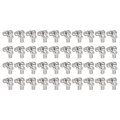 Nickel-plated Iron 90 Degree Grease Fitting M6 X 1mm Thread Hydraulic Accessories 40pcs 