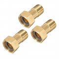 Brass Pipe Fitting Hex Nipple G3 4 Male X G1 Female Threaded Connector Water Meter Coupling 60mm Length 3pcs 