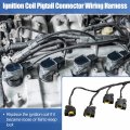 X Autohaux Ignition Coil Wire Harness For Kia Rio 12-14 Soul 10-12 Hyundai Veloster 27350-2b000 Extension Pigtail Connector End