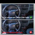 Dash Trim Bezel For 1998-2004 Chevy Chevrolet S10 Blazer Gmc Jimmy Light Gray Abs Plastic Single Din Only Go-4510