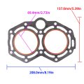 Boat Engine 346-01005-3 Cylinder Head Gasket For Nissan Tohatsu 25hp 30hp
