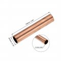Uxcell Copper Round Tube 19mm Od 1mm Wall Thickness 100mm Length Straight Pipe Tubing 2 Pcs