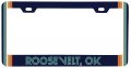 Roosevelt Oklahoma Car Metal License Plate Frame Retro Design 