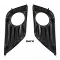 G-plus Front Bumper Fog Light Lamp Bezel Covers W Chrome Trim Compatible With 2016 2017 2018 Nissan Altima Pair 62256-9hs0b