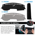 Autorder Custom Fit For Dashboard Cover Mat 2019-2022 2023 Dodge Ram 1500 2500 3500 Accessories Flannel Nonslip Dash Sunshade