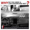 Autorder Custom Fit For Dashboard Cover Mat 2019-2022 2023 Dodge Ram 1500 2500 3500 Accessories Flannel Nonslip Dash Sunshade