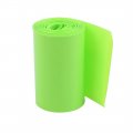 60mm Flat Width 2m Length Pvc Heat Shrink Tube Green For 18650 Batteries 