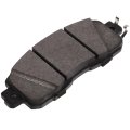Brake Pad Set 8pcs Front Semi Metal Rear Ceramic For Nissan Altima 2013 2023 And Leaf 2014 2017 D1650 D1393