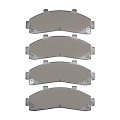 Front Brake Pads For Mazda B2500 1998 1999 2000 2001 Semi Metallic Friction 2 21 In Outer Pad Height 
