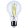 Satco 12 5w Led A19 Light Bulb 3500k Neutral White 1500 Lumens Clear Finish E26 Medium Base Dimmable 300 Degree Beam Enclosed 