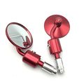 Smt Motorcycle A Set Cnc Red Rear View Handle Bar End Round Mirrors 22mm 7 8 Inch For Yamaha V-max Fz1 Xvs1300 V-star Virago