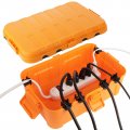 Flemoon Large Outdoor Electrical Box Ip54 Waterproof Extension Cord Cover Weatherproof Protect Outlet Plug Socket Timer Power 