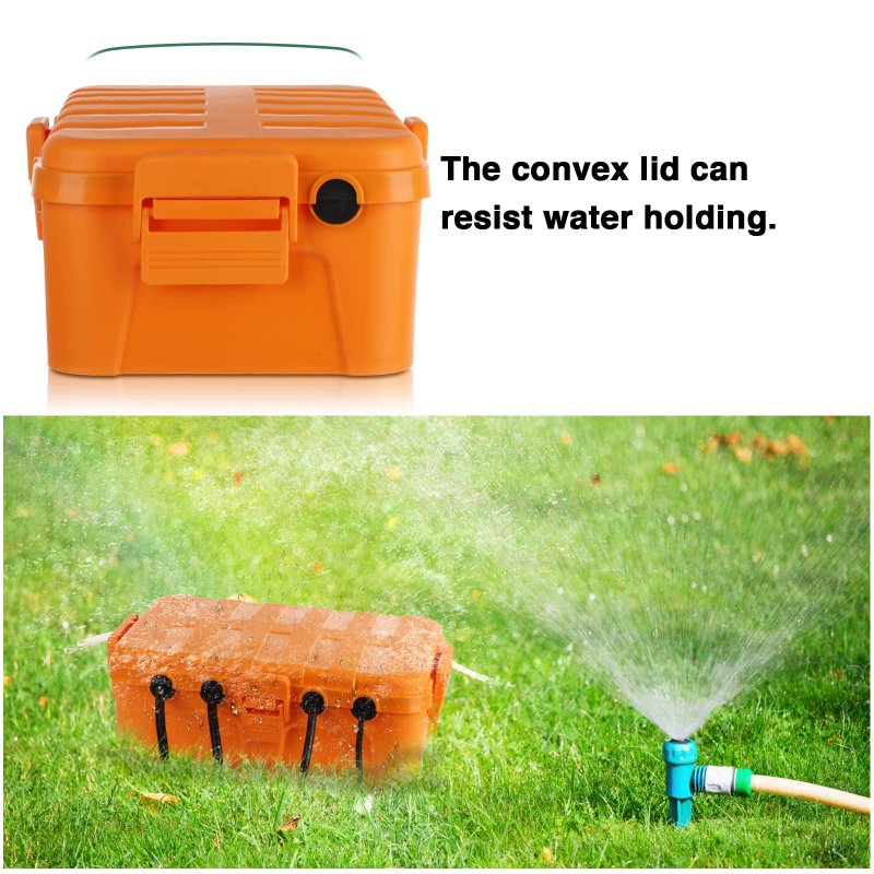 Large Outdoor Electrical Box Ip54 Waterproof Extension Cord Cover Weatherproof Outlet Plug Socket Timer Power Strip Protector