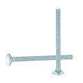 25pcs Carriage Bolts 1 4 -20x3-1 2 Carbon Steel Round Head Square Neck Screws Bolt Screw For Fastening Accessories Silver 