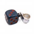 Uxcell Black Dice Shape Design Steering Wheel Knob Power Handle For Auto Car