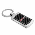 Ipick Image For Ford Fx4 Off Road Real Black Carbon Fiber Chrome Metal Case Key Chain Keychain Official Licensed