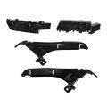 Dasbecan 4pcs Headlight Front Bumper Bracket Mount Support Retainer Kit For 2007-2011 Honda Crv Set Replace 71140-sxs-a00 