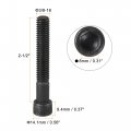 Uxcell 3 8-16x2-1 2 Hex Socket Head Cap Screw Bolts 12 9 Grade Alloy Steel 10pcs
