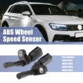 X Autohaux 2 Set Abs Wheel Speed Sensor Front Rear Left Right 1k0927807 1k0927808 7h0927803 7h0927804 For Vw Beetle 12-19 Cc