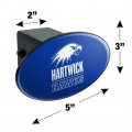 Hartwick College Primary Logo Oval Tow Hitch Cover Trailer Plug Insert 2