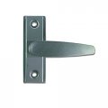 Rockwell Security Lever Door Handle In Bronze Finish 