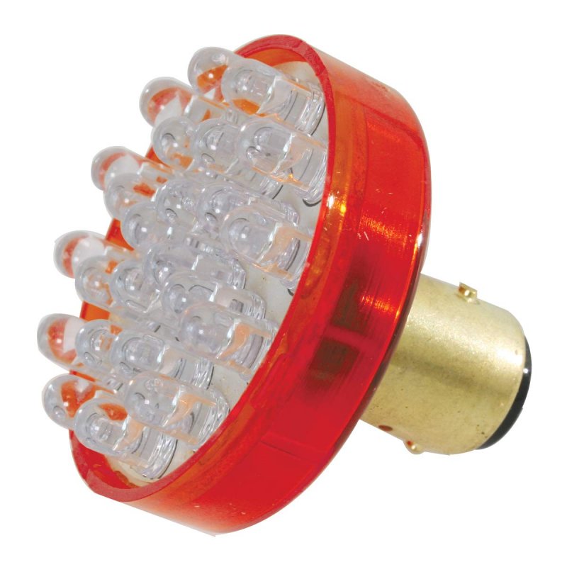 1157 1 75 In Red 24 Led Light Bulb 12v For Trucks Trailers Rvs Buses Atvs And Utility Vehicles Model 83933