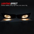 Ecotric Fog Lights Assembly Compatible With 2009-2011 Honda Civic 4dr Sedan Clear Lens Jdm Style Lamps Pair W Bulbs Wiring