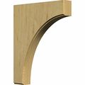 Ekena Millwork Bktw02x10x12cval Clarksville Wood Brackets 1 3 4 W X 10 D 12 H Alder 