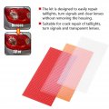 Tail Light Repair Kit Duokon 3pcs Grid Pattern Diy Quick Fix Cracked Broken Auto Lens