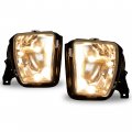 Hecasa 2pcs Fog Lights Compatible With 2013-2018 Ram 1500 2019-2022 Classic Replacement For 68104821af 68104820af Front Bumper