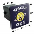 Spaced Out Planet Saturn Funny Humor Tow Trailer Hitch Cover Plug Insert