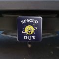 Spaced Out Planet Saturn Funny Humor Tow Trailer Hitch Cover Plug Insert
