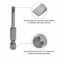 Uxcell 20 Pcs Slotted Screwdriver Bits 4mm 2 Length 1 4 Hex Shank Magnetic Flat Head Drive Bit Holder For Power Drill Impact
