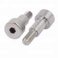 Uxcell 10pcs 304 Stainless Steel Hex Socket Shoulder Bolt 8mm Dia 12mm Length M6 Thread