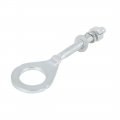 F Fierce Cycle 4 Pairs 18mm Silver Tone Motorcycle Chain Axle Adjuster Tensioner For Honda Cg125