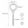 F Fierce Cycle 4 Pairs 18mm Silver Tone Motorcycle Chain Axle Adjuster Tensioner For Honda Cg125